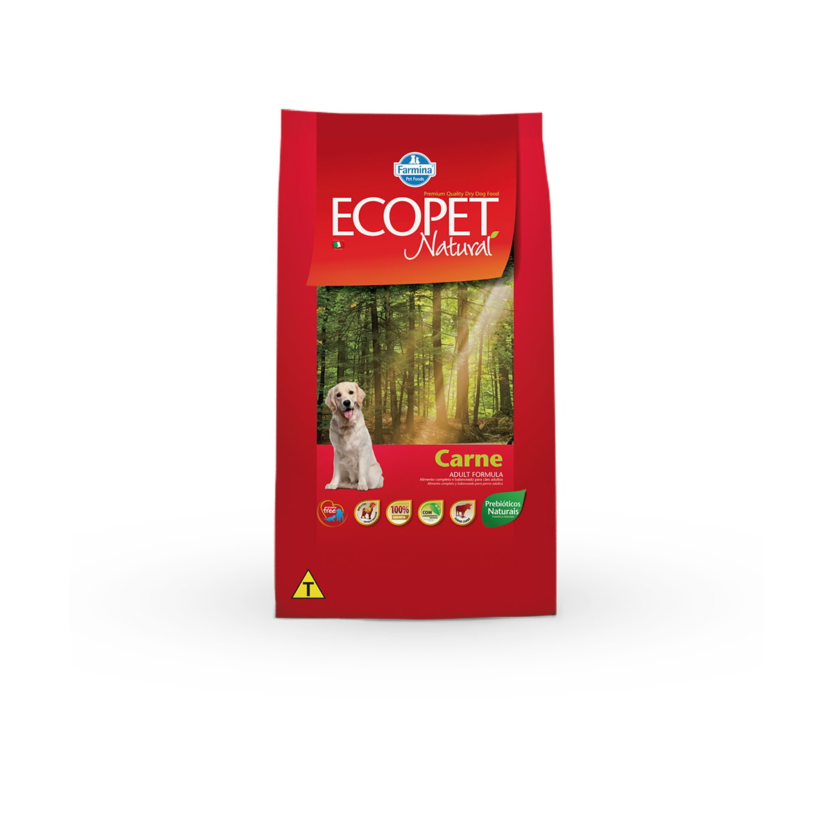 Ração Ecopet Natural para Cães Adultos Sabor Carne