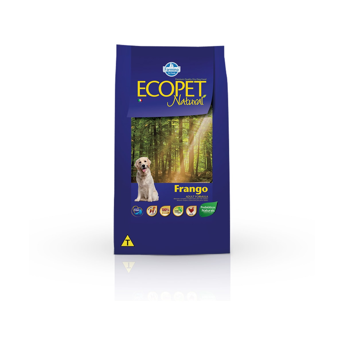 Ração Ecopet Natural para Cães Adultos Sabor Frango