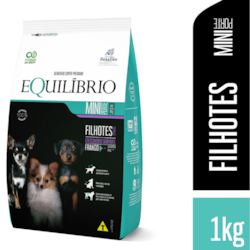RAÇÃO EQUILIBRIO CAES FILHOTE RP/MINI FRANGO 1KG