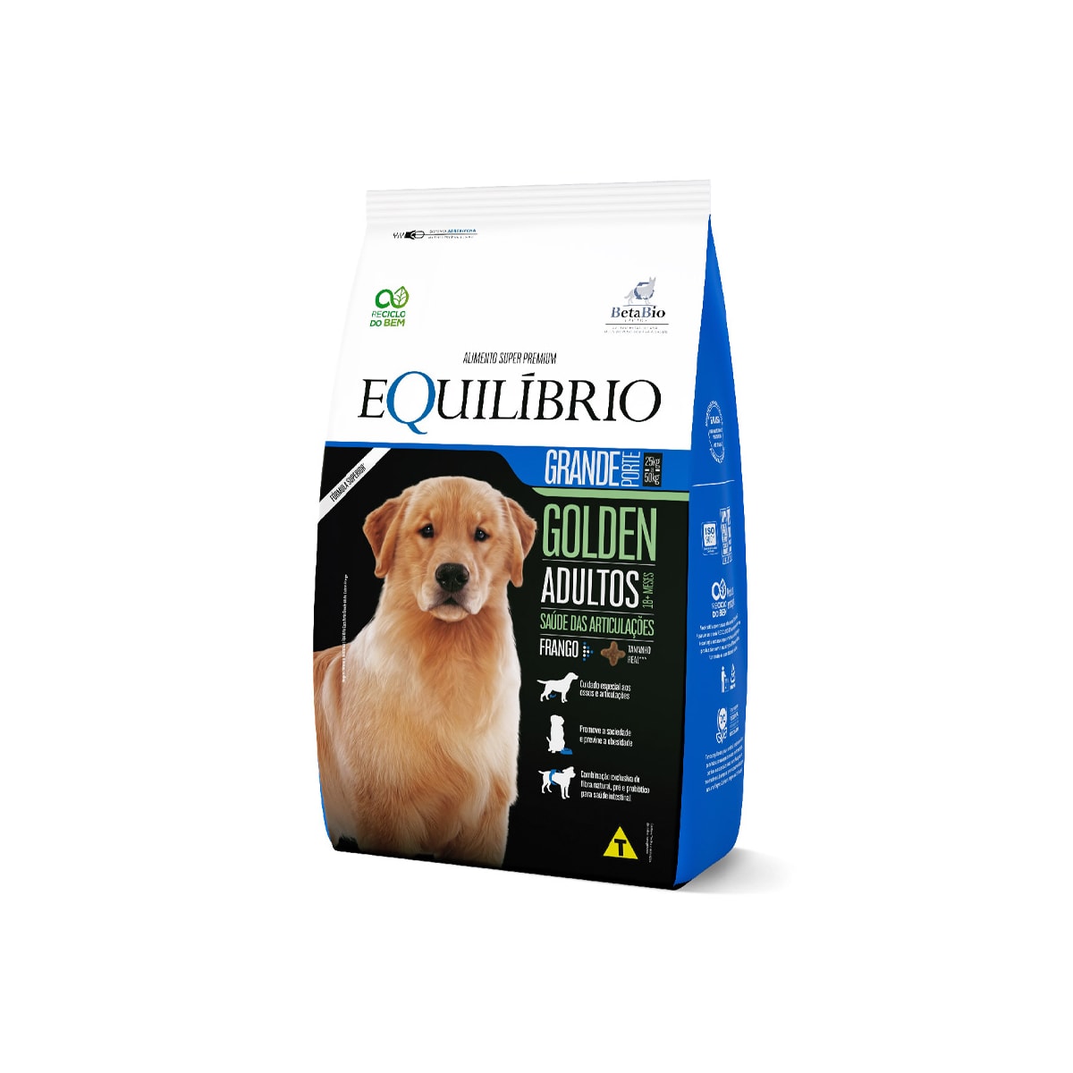 Ração Equilíbrio Golden para Cães Adultos de Porte Grande