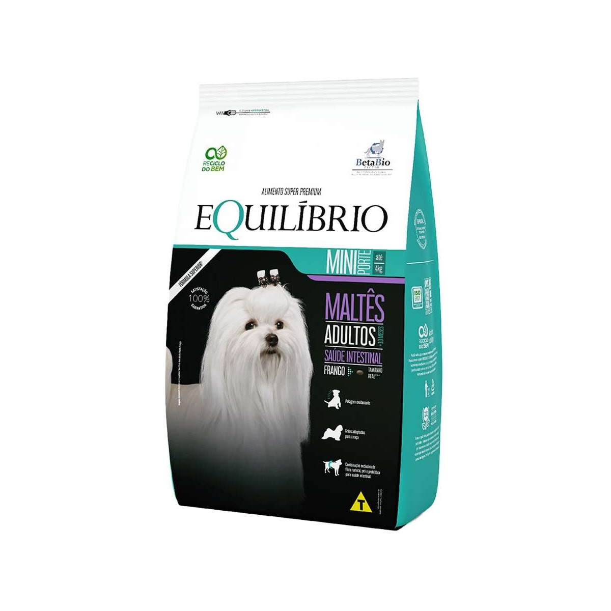 Ração Equilíbrio Maltês para Cães Adultos de Porte Mini