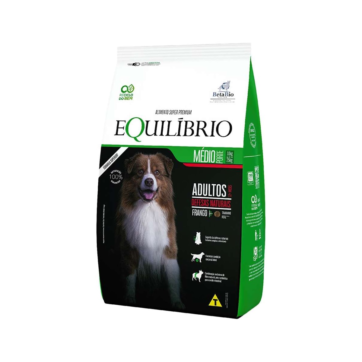 Ração Equilíbrio para Cães Adultos de Porte Médio