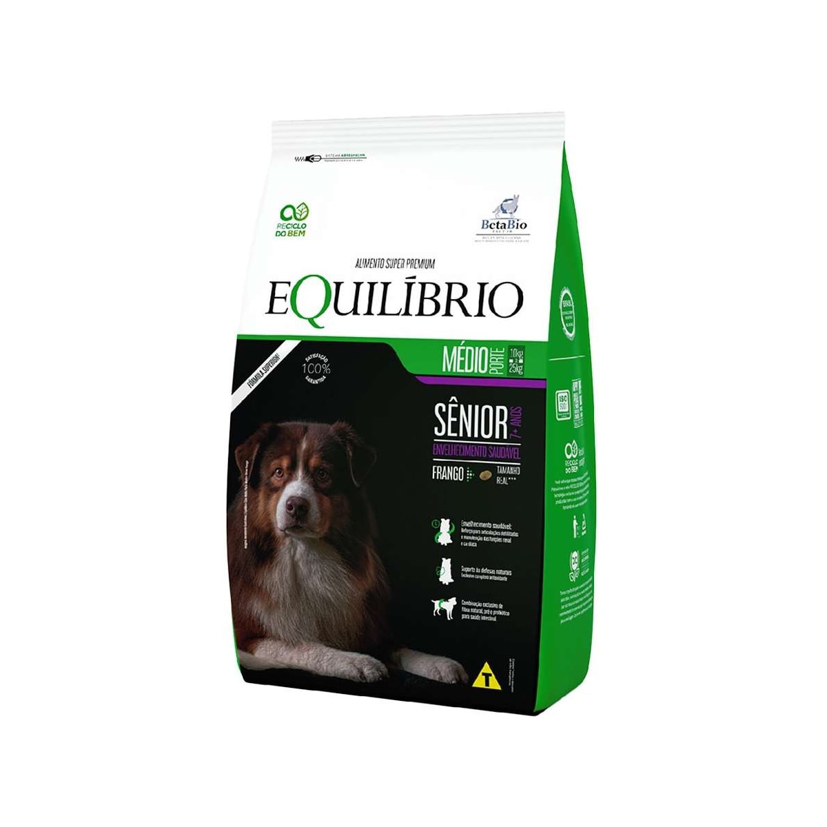 Ração Equilíbrio para Cães Sênior de Porte Médio