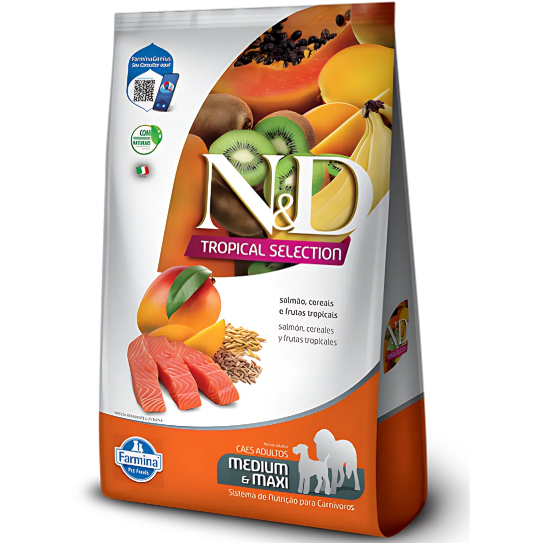 Ração Farmina N&D Tropical Selection para Cães Adultos de Porte