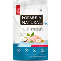 Ração Fórmula Natural Fresh Meat Cães Filhotes Raças Médias