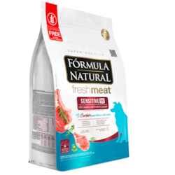 Ração Fórmula Natural Fresh Meat Sensitive para Cães Adultos de Médio e Grande Porte 12kg