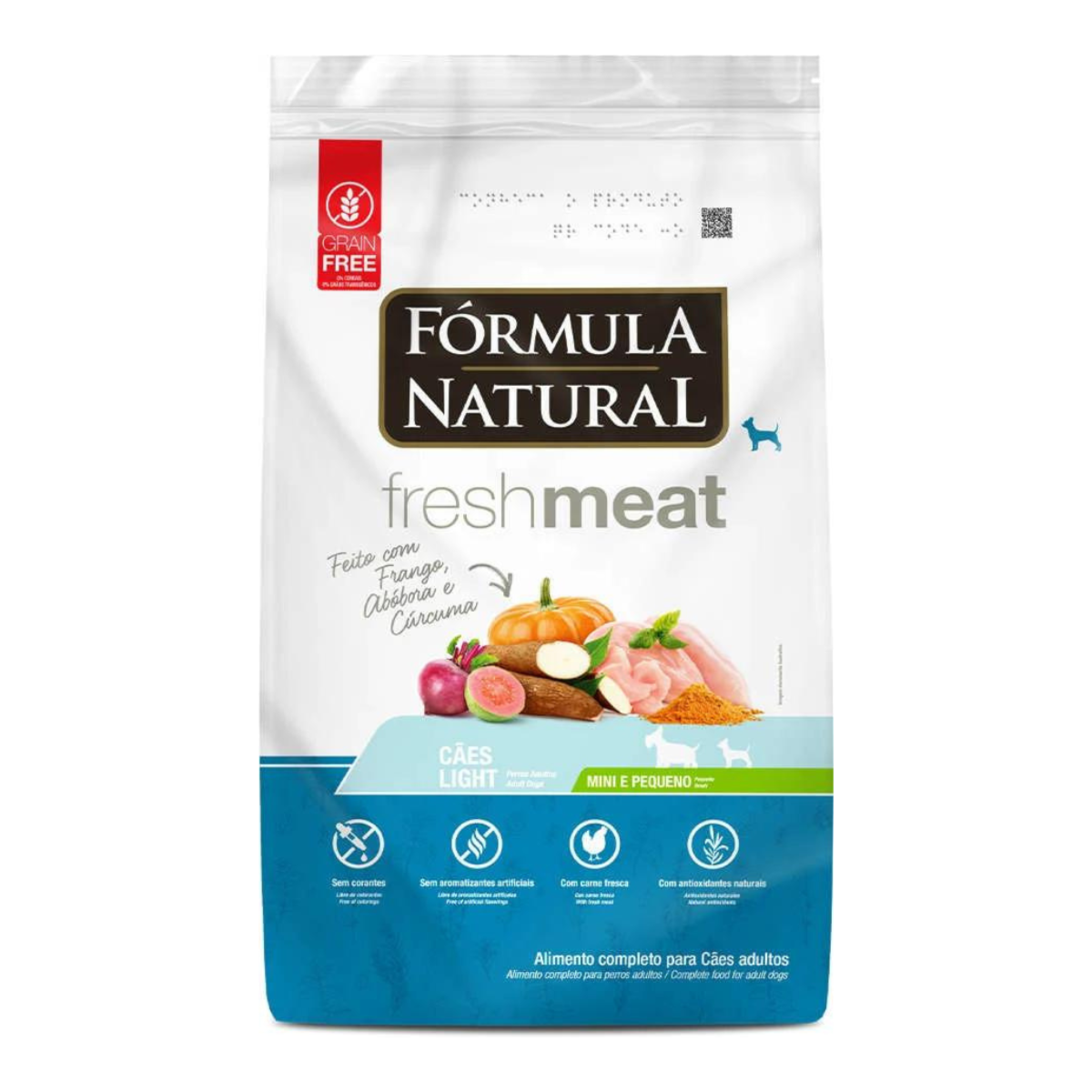 Ração Fórmula Natural FreshMeat Light para Cães de Pequeno Porte Sabor Frango