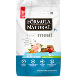 Ração Fórmula Natural FreshMeat para Cães Filhotes Raças Mini e Pequena