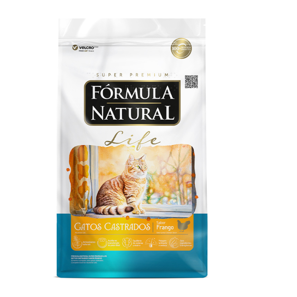 Ração Formula Natural Life Gatos Castrados Frango 10,1kg