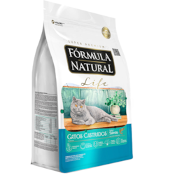 Ração Formula Natural Life Gatos Castrados Salmão 10kg