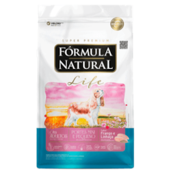 Ração Fórmula Natural Life para Cães Adultos de Raças Pequenas