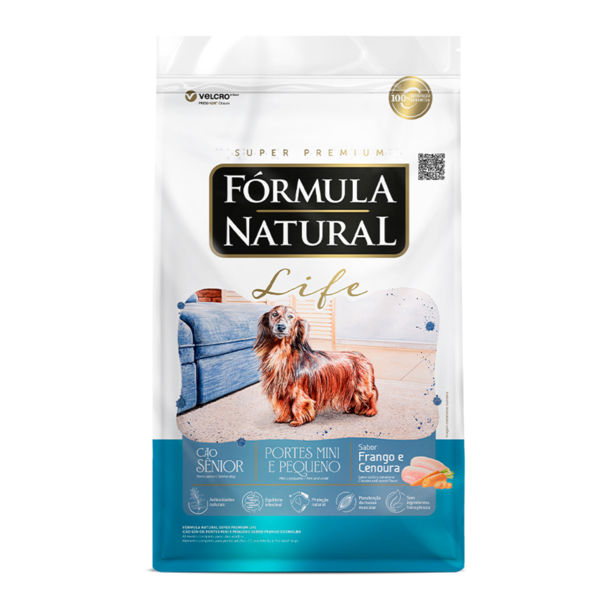 RAÇÃO FÓRMULA NATURAL SENIOR MINI 1KG
