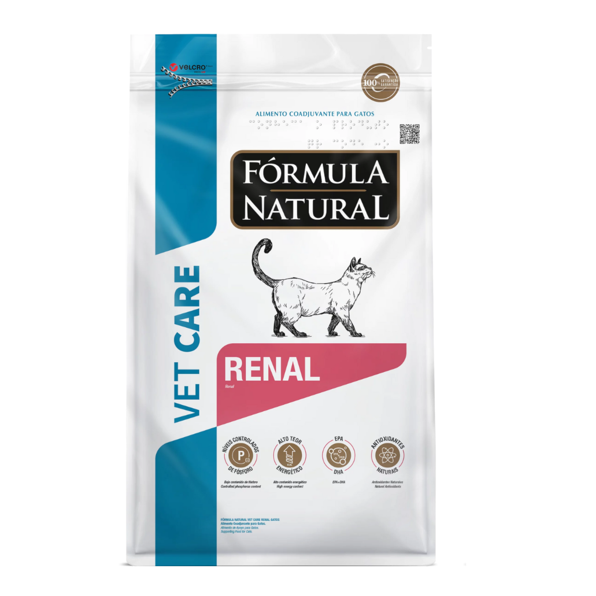 Ração Fórmula Natural Vet Care Renal para Gatos Adultos com Doença Renal Crônica 1,5kg