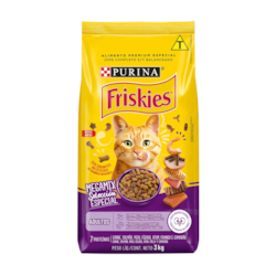 RAÇÃO FRISKIES MEGAMIX GATOS (CAST) CARNE, PERU, FIGADO E FRANGO