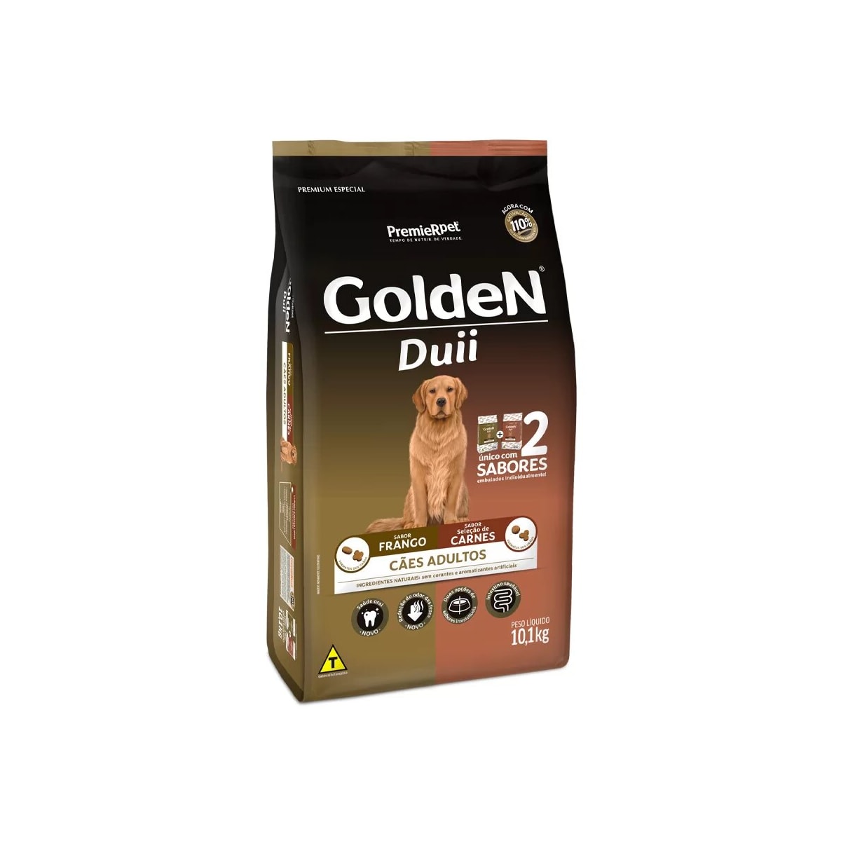 Ração Golden Duii para Cães Adultos sabor Frango e Carne