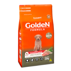 Ração Golden Fórmula Mini Bits para Cães Filhotes de Porte Pequeno Sabor Frango e Arroz