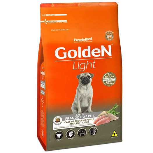 Ração Golden Light para Cães Adultos de Pequeno Porte