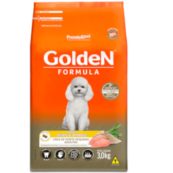 Ração Golden Mini Bits para Cães Adultos Sabor Peru