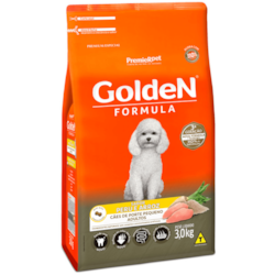 Ração Golden Mini Bits para Cães Adultos Sabor Peru
