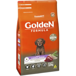 Ração Golden Mini Bits para Cães Filhotes Sabor Carne