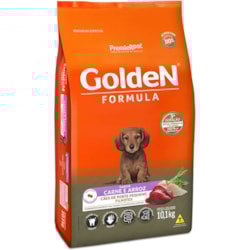 Ração Golden Mini Bits para Cães Filhotes Sabor Carne
