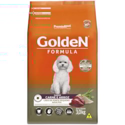 Ração Golden para Cães Adultos de Pequeno Porte sabor Carne e Arroz 1kg