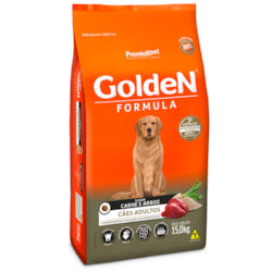 Ração Golden para Cães Adultos Sabor Carne e Arroz 15kg