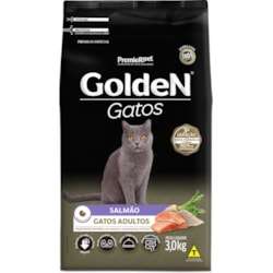Ração Golden para Gatos Adultos Sabor Salmão