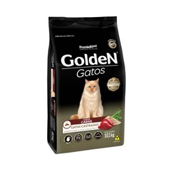 Ração Golden para Gatos Castrados Adultos Sabor Carne