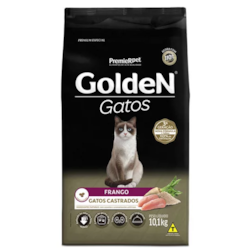 Ração Golden para Gatos Castrados Adultos Sabor Frango