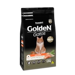 Ração Golden para Gatos Castrados Adultos Sabor Salmão