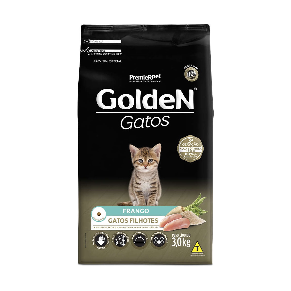 Ração Golden para Gatos Filhotes Sabor Frango