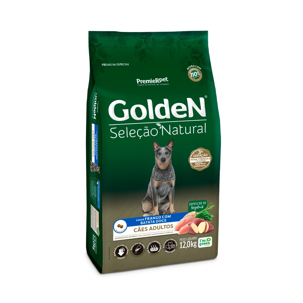 Ração Golden Seleção Natural para Cães Adultos de Porte Pequeno