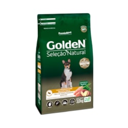 Ração Golden Seleção Natural para Cães Adultos de Porte Pequeno Sabor Frango com Batata Doce