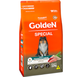 Ração Golden Special Cães Adultos Porte Pequeno Frango e Carne 3 kg