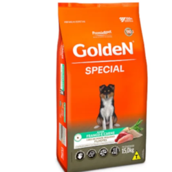 Ração Golden Special para Cães Filhotes de Porte Pequeno Sabor Frango e Carne Ração Golden Special para Cães Filhotes de Porte Pequeno Sabor Frango e Carne