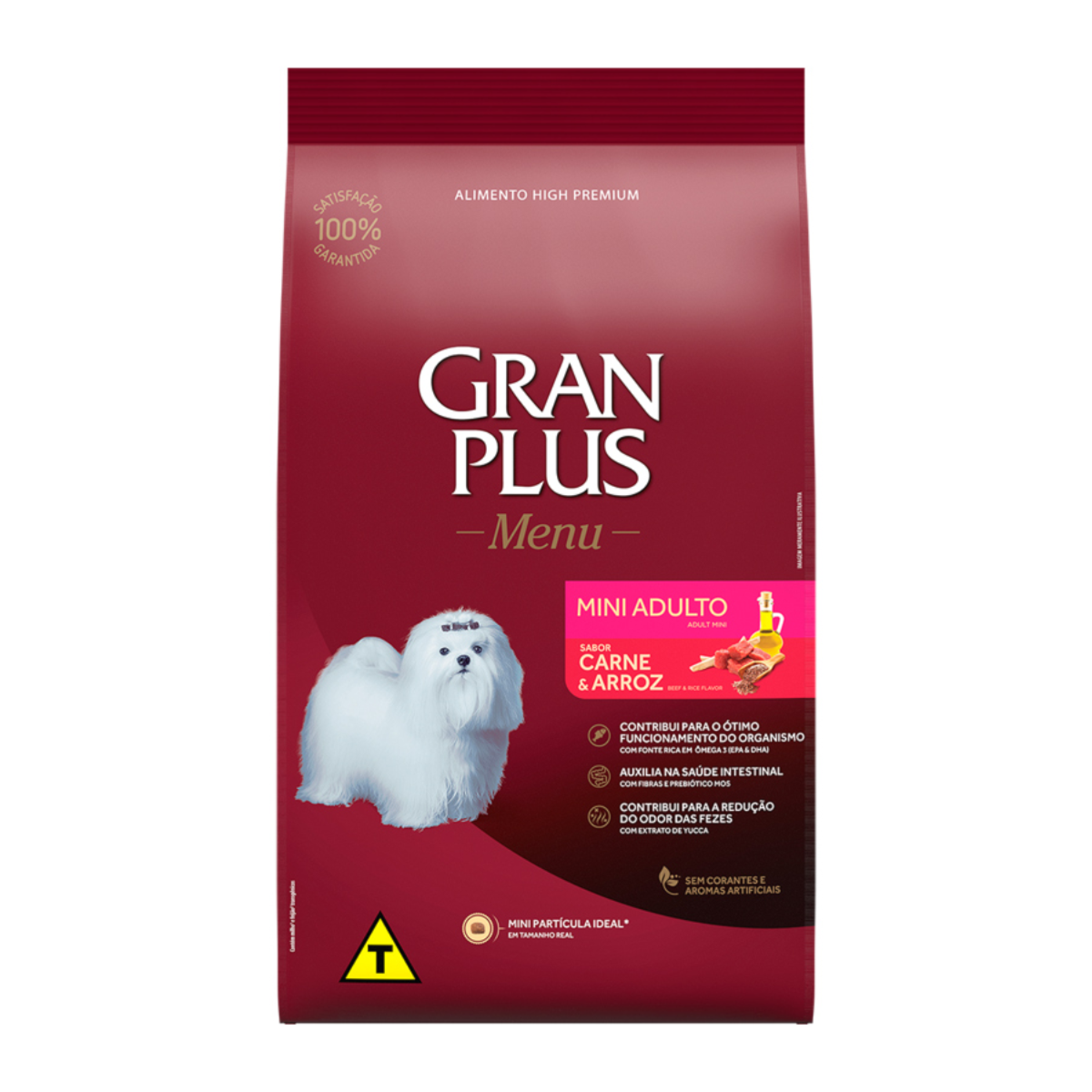 RAÇÃO GRAN PLUS RACAO 10.1KG CAES AD MINI CAR/ARR -59 1X10.1KG