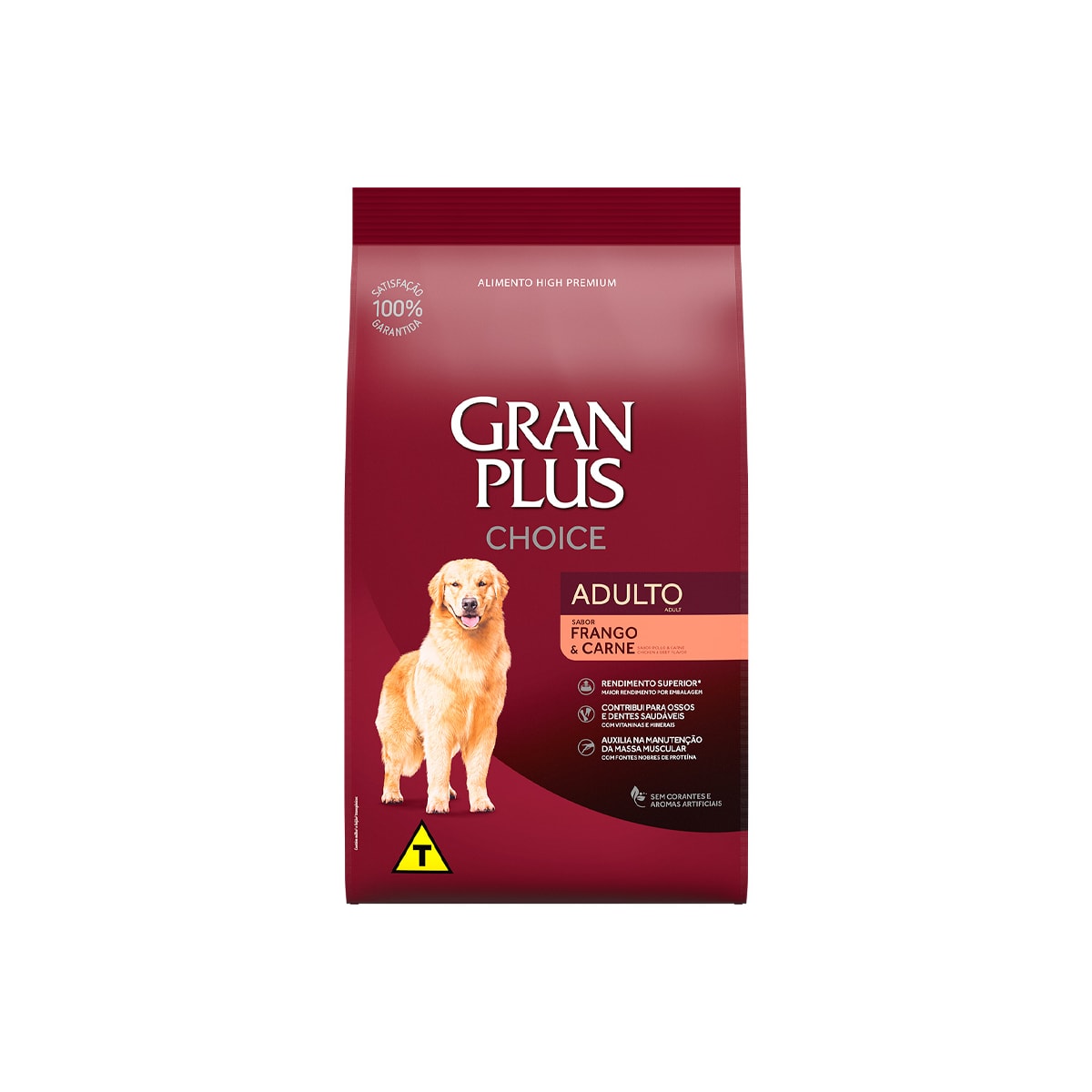 Ração GranPlus Choice Frango e Carne para Cães Adultos