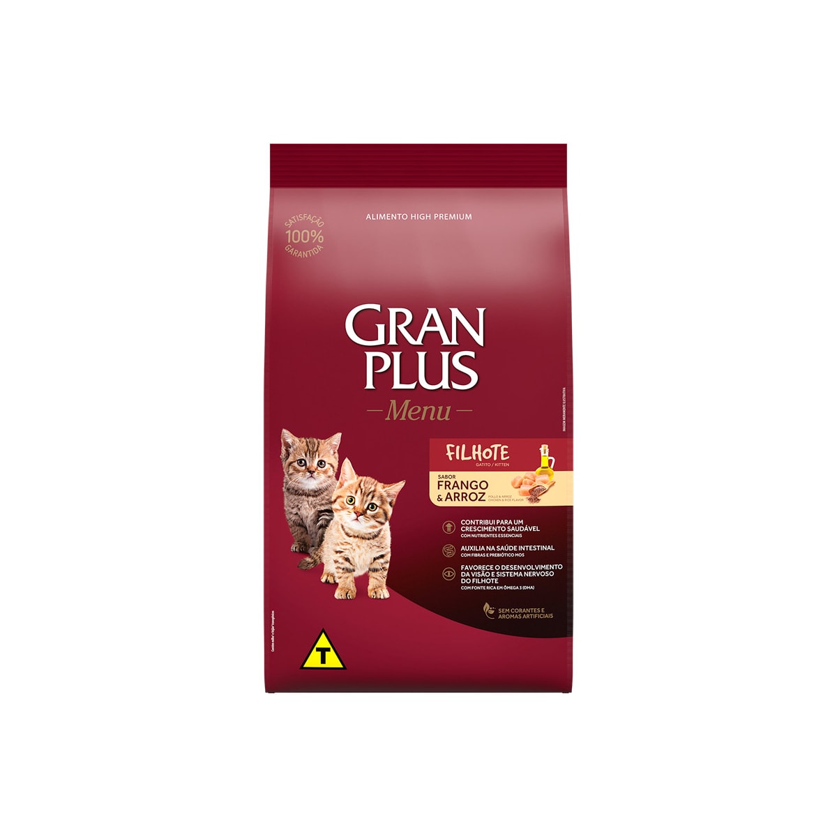 Ração GranPlus Frango e Arroz para Gatos Filhotes