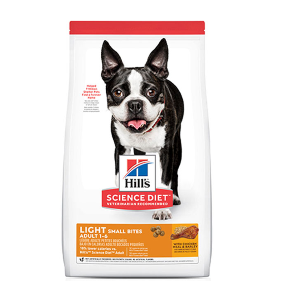 RAÇÃO HILLS AD RP LIGHT (PEDAÇOS PEQUENOS) 7,5KG
