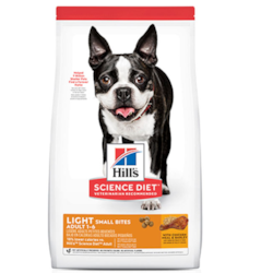 RAÇÃO HILLS AD RP LIGHT (PEDAÇOS PEQUENOS) 7,5KG