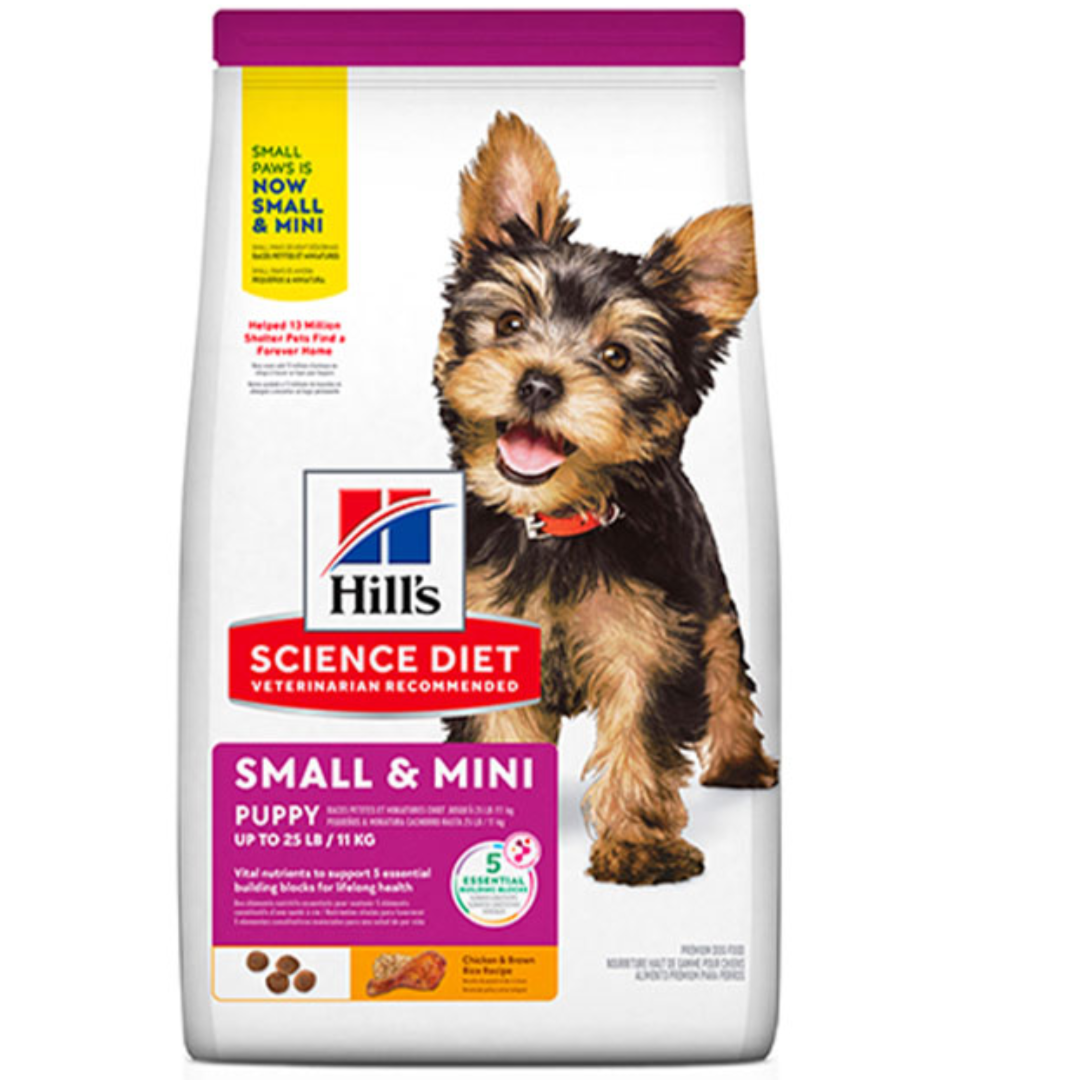 hillii kyrin × hillii rimklon pups RAÇÃO HILLS PUP SMALL & MINI ESSENTIAL GALINHA 2,04KG - Pet Cães e Cia