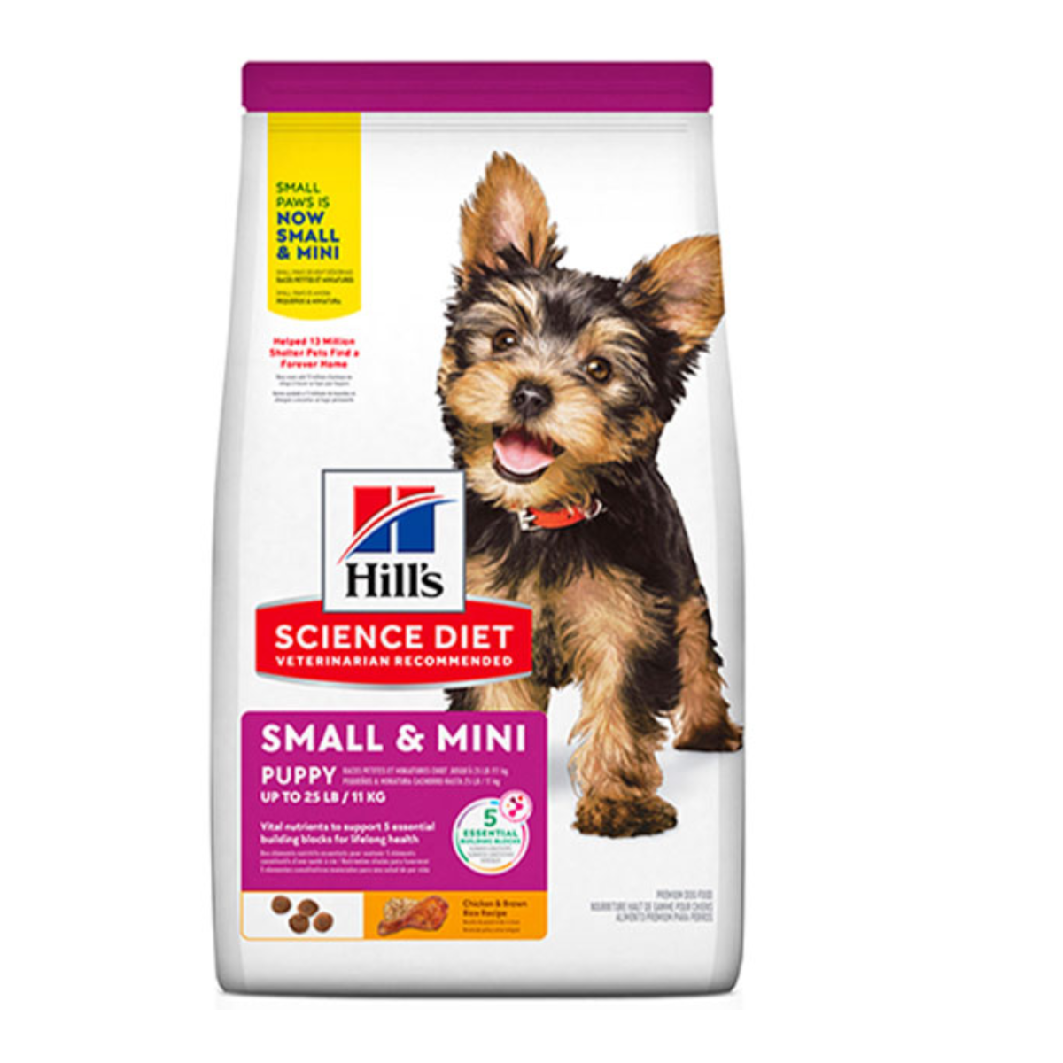 RAÇÃO HILLS  PUP SMALL & MINI ESSENTIAL GALINHA 2,04KG