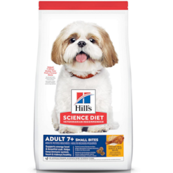 Ração Hill's Science Diet 7+ Pedaços Pequenos para Cães Adultos 2,4Kg