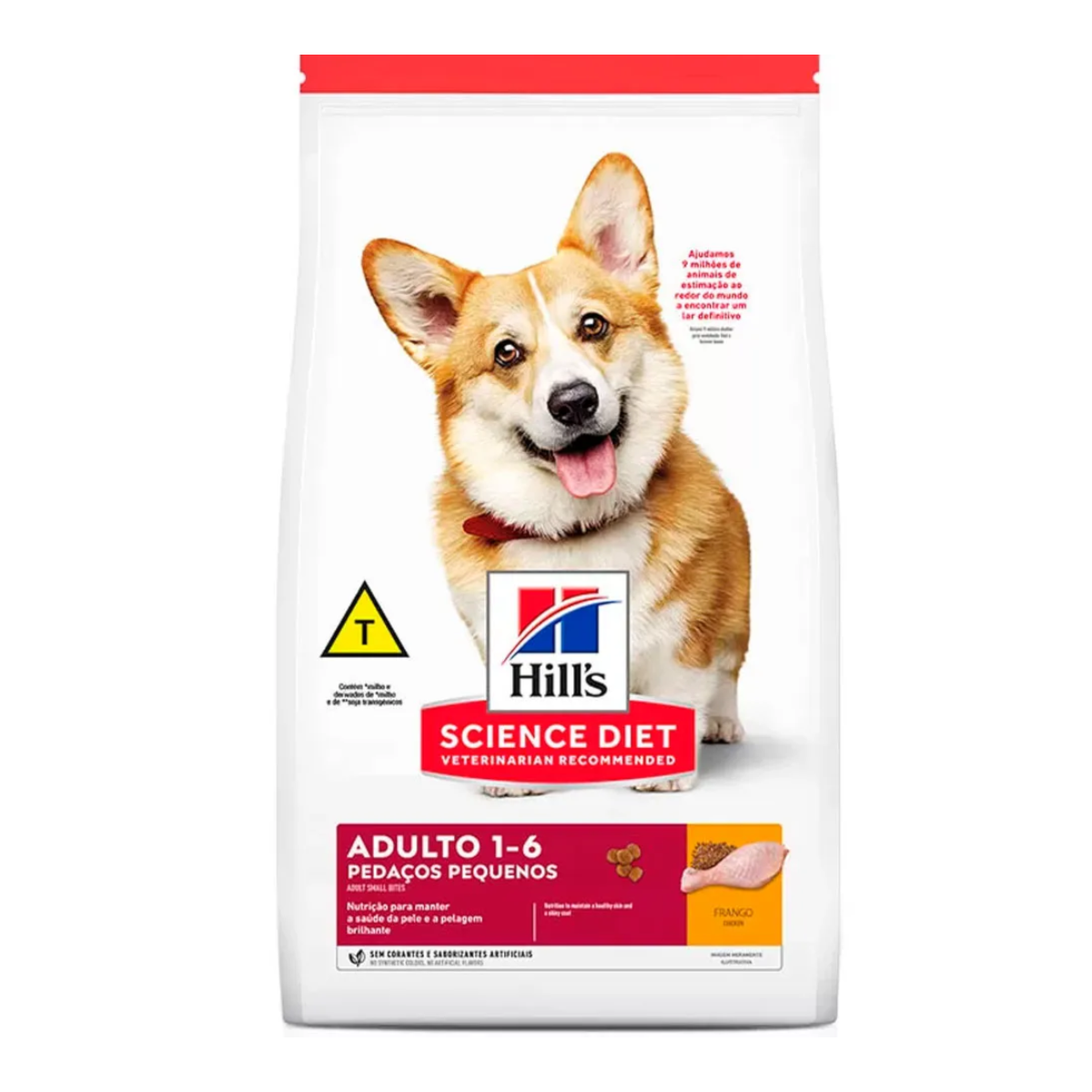 RAÇÃO HILLS SD CANINE ADULT 1-6 SM&MIN GALINHA 2,04KG
