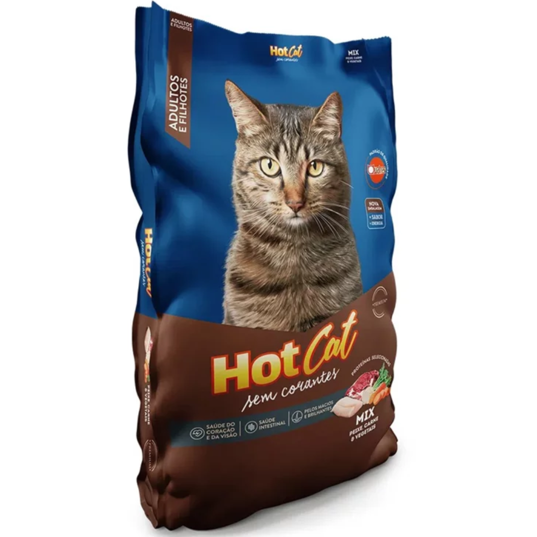 【中古】 Hot Cats HotClubdeNorv?ge Ração Hot Cat Mix Sem Corantes para Gatos Adultos