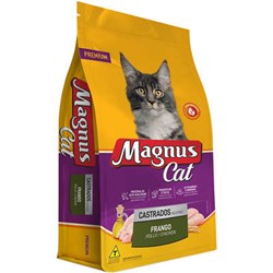 Ração Magnus Cat para Gatos Castrados Sabor Frango