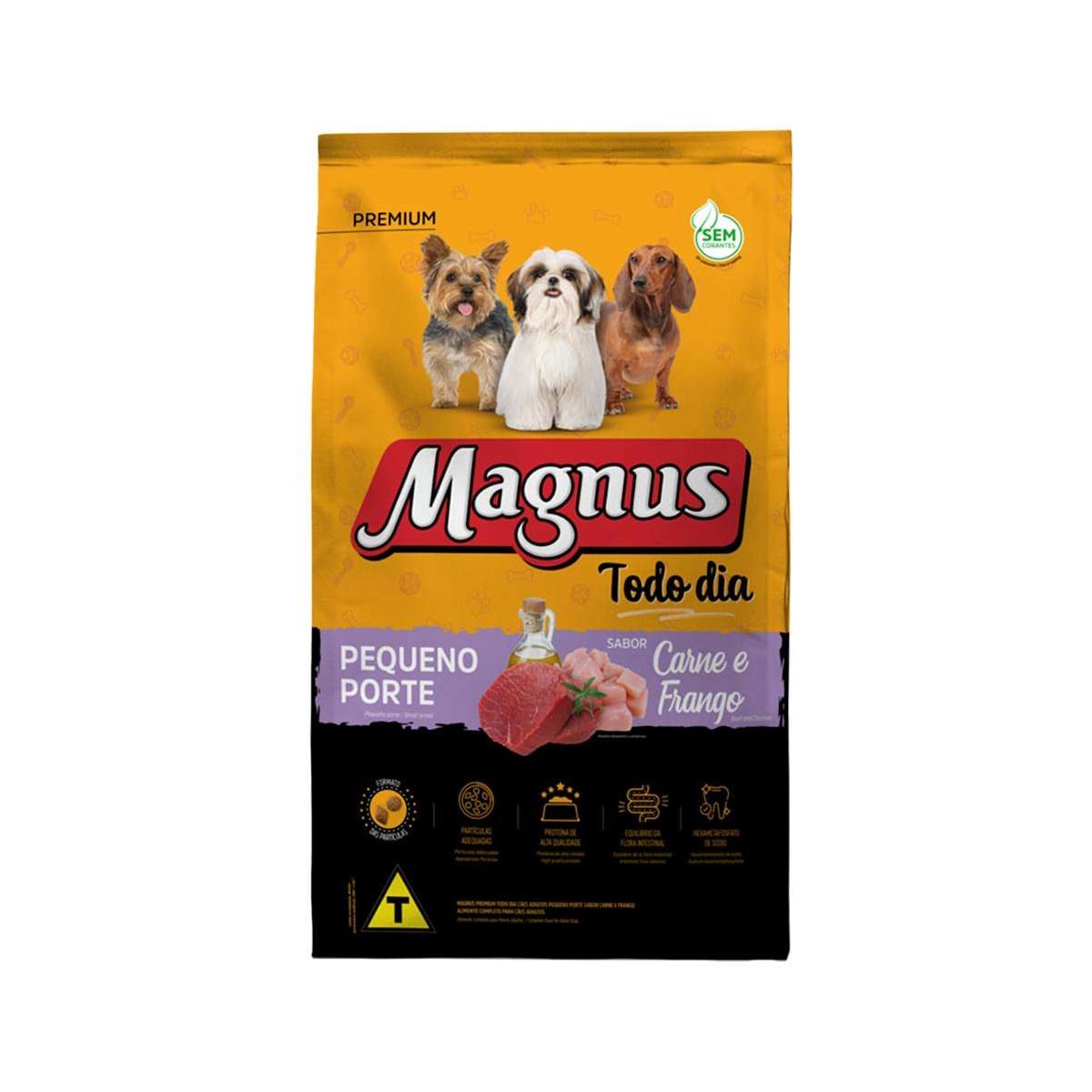 Ração Magnus Todo Dia Carne e Frango para Cães de Pequeno Porte