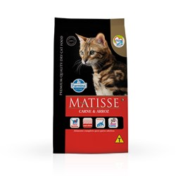 Ração Matisse para Gatos Adultos Sabor Carne e Arroz 7,5kg