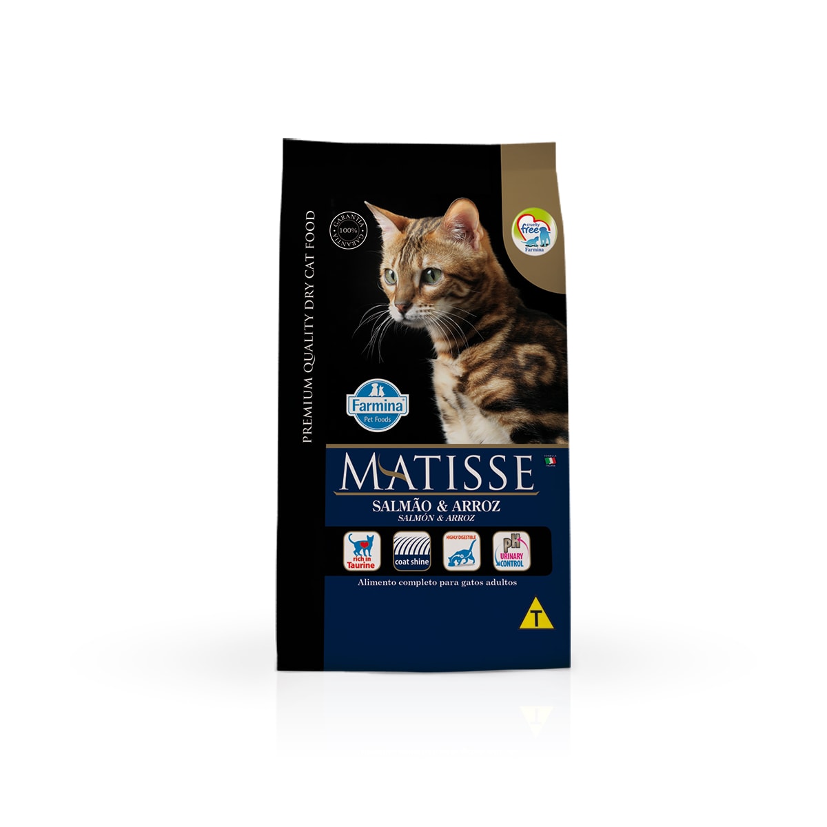 Ração Matisse para Gatos Adultos Sabor Salmão 2kg